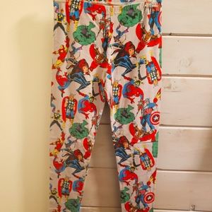 Marvel Avengers Comic Leggings. Size M.